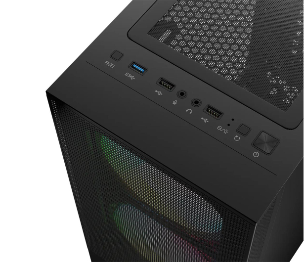 LOGIC CONCEPT Arya ARGB USB 3.0 Midi Tower Czarny AT-ARYA-10-000000-0002 - 1185196 - zdjęcie 10